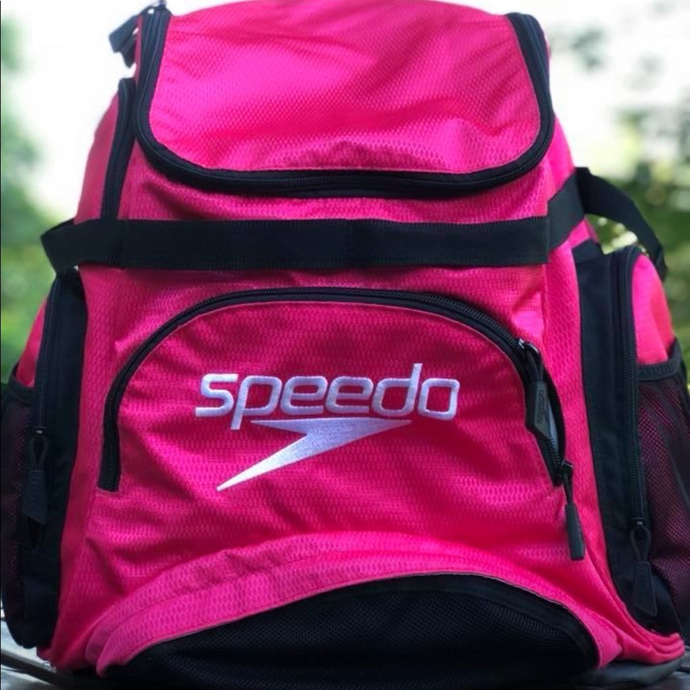 Large Speedo Swim Backpack - Hot Pink